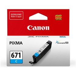 CANON CLI671C INK CARTRIDGE Cyan