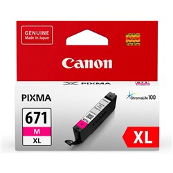 CANON CLI671XLM INK CARTRIDGE MAGENTA HIGH YIELD