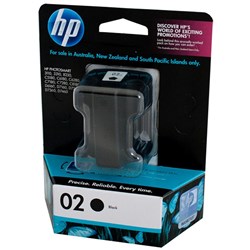 HP 02 C8721WA BLACK