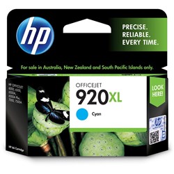 HP CD972AA INK CARTRIDGE 920XL Hi Yield Cyan