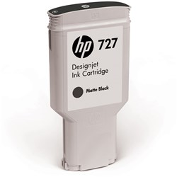 HP 727 INK CARTRIDGE 300ml Matte Black 3WX19A