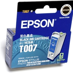 EPSON T007091 CARTRIDGE BLACK T007