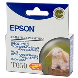 EPSON T050 BLACK INK CARTRIDGE