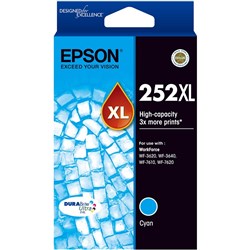 EPSON 252XL HY CYAN INK CARTRIDGE C13T253292