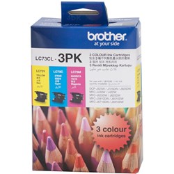 BROTHER LC73CL VALUE INKJET PK Colour Pk Cyan Magenta Yellow