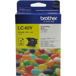 BROTHER LC40 INK CARTRIDGE Yellow 300Pg