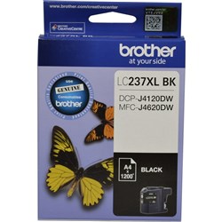 BROTHER LC237XLBK INK CARTRIDGE Black 1200 page