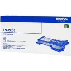 BROTHER TN2250 TONER CARTRIDGE Laser Hi Yield- Black