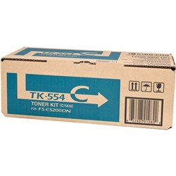 KYOCERA TK554C TONER CARTRIDGE Cyan