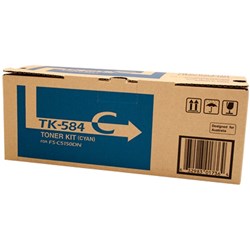 KYOCERA TK584 TONER 2.8K Pages Cyan