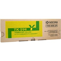 KYOCERA FS-C2126MFP TONER CART Yellow TK594Y