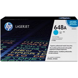 HP CE261A TONER CARTRIDGE Cyan 648a