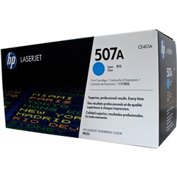 HP 507A TONER CARTRIDGE Cyan CE401A