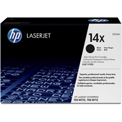 HP 14X HI YIELD TONER CART 17.5K BLACK CF214X