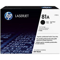 HP CF281A BLACK TONER 81A