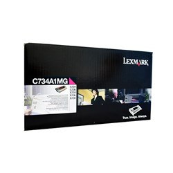 LEXMARK C734 TONER CARTRIDGE Magenta LX734A1MG