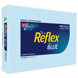 A4 REFLEX COPY PAPER BLUE 80GSM REAM