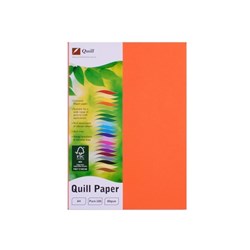 QUILL A4 XL MULTIOFFICE PAPER 80gsm Orange PK100