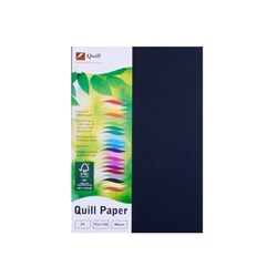 QUILL A4 XL MULTIOFFICE PAPER 80gsm Black Pack 100