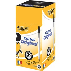 BIC CRISTAL 50s Black BOX50