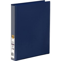 A4 INSERT 4D RING 25MM BLUE BINDER 5404001 2731-401