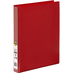 A4 4D RING 25MM RED INSERT BINDER 5404003