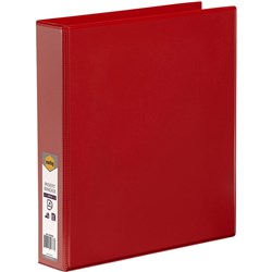 A4 4D RING 38MM RED INSERT BINDER 5414003 2732-409