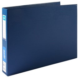 A3 3D 38MM BINDER BLUE LANDSCAPE OBLONG PVC BANTEX 1268-301