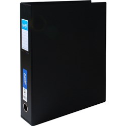 BANTEX BINDERS A3 3D RING 65MM PORTRAIT UPRIGHT BLACK