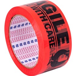 NACHI SP101  FRAGILE TAPE Black Orange 48mmx66m