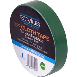 STYLUS 399 CLOTH TAPE Green 24mm x 25m