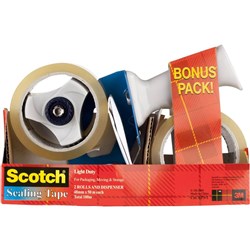 BPS-1 SCOTCH  GENERAL PURPOSE PACKAGING TAPE DISPENSER VALUE PACK