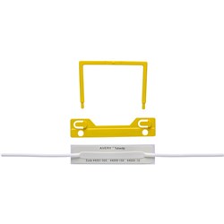 UNISTAT TUBECLIP FILE FASTENER AVD 44009Y BX100 YELLOW