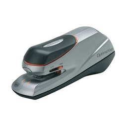 REXEL OPTIMA GRIP STAPLER ELECTRIC 20 SHEET CAPACITY ORANGE SILVER