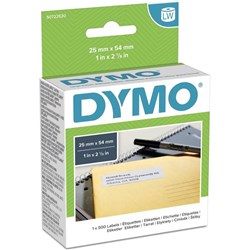 DYMO LABELWRITER LABELS RETURN ADDRESS 25x54MM