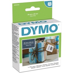 DYMO LW LABEL MULTI-PURPOSE 25x25MM PK750