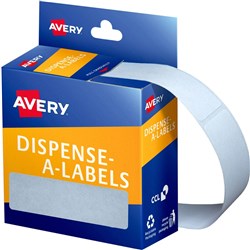 AVERY DISPENSER LABELS Rectangles DMR1964W 19x64mm White PK280