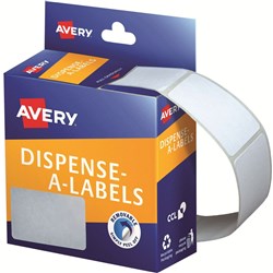 AVERY DISPENSER LABELS Rectangles DMR3549W 35x49mm White PK220