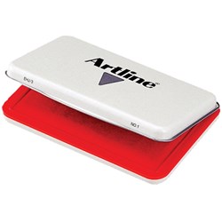 ARTLINE PREMIUM STAMP PAD  1 EHJ 3 RED