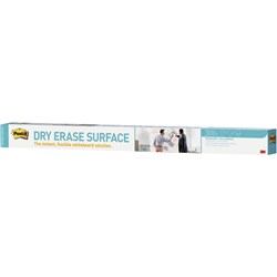 POST-IT DRY ERASE SURFACE DEF4X3 1200x900mm Whiteboard surface on a roll