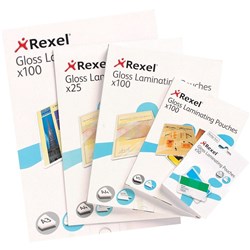 REXEL LAMINATING POUCHES A3 PK100 2 x 100mic