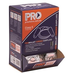 PROPLUG EPOC CORDED EARPLUGS Disposable 110dB Class5 100pr