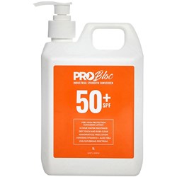 SUNSCREEN 1 LITRE BOTTLE SPF 50+ with vitamin E