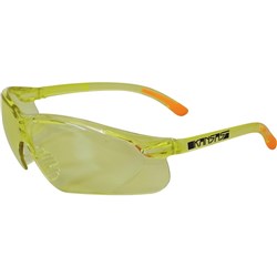 MAXISAFE KANSAS SAFETY GLASSES Amber Minimum buy quantity 12