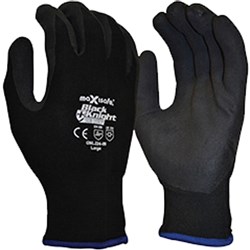 MAXISAFE BLACK KNIGHT GRIPMASTER Sub Zero Glove Medium Minimum buy quantity 12