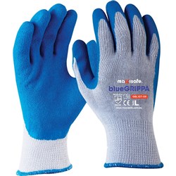 MAXISAFE SYNTHETIC COAT GLOVES Blue Grippa Glove Small Minimum buy quantity 12