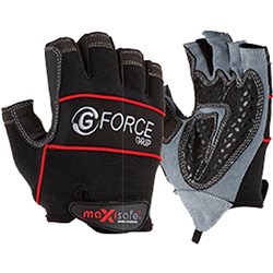 MAXISAFE MECHANICS GLOVES G-Force Grip Mechanics Small Fingerless Minimum buy qty 6