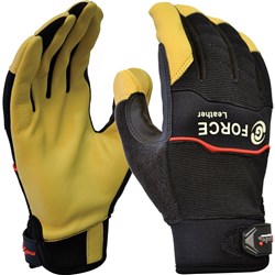 MAXISAFE MECHANICS GLOVES G-Force Mechanics Leather Small Minimum buy quantity 6