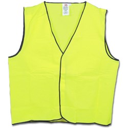 MAXISAFE HI-VIS SAFETY VEST Day Use Class D Yellow - Large