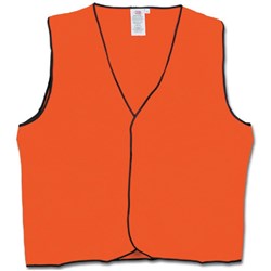 MAXISAFE HI-VIS SAFETY VEST Day Use Orange - Medium Class D